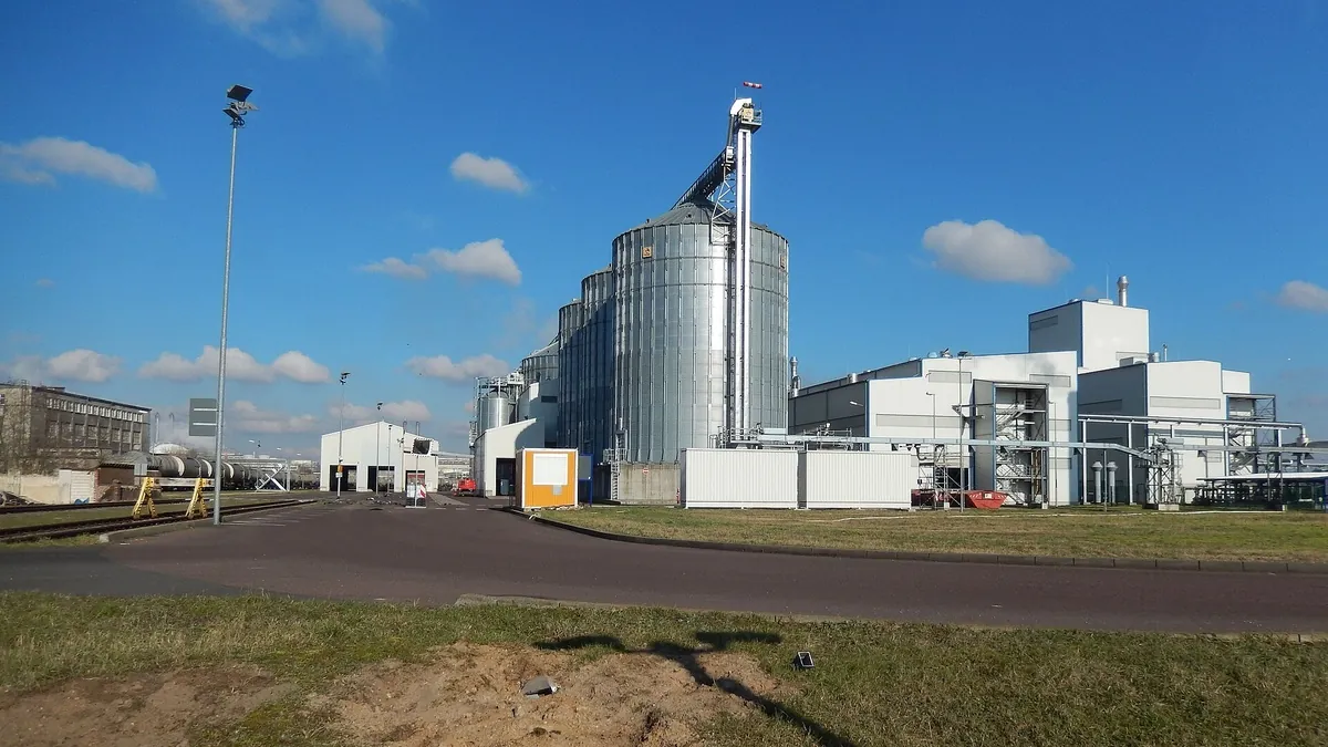 Ammonia and fertiliser plant, a major consumer of hydrogen as chemical feedstock