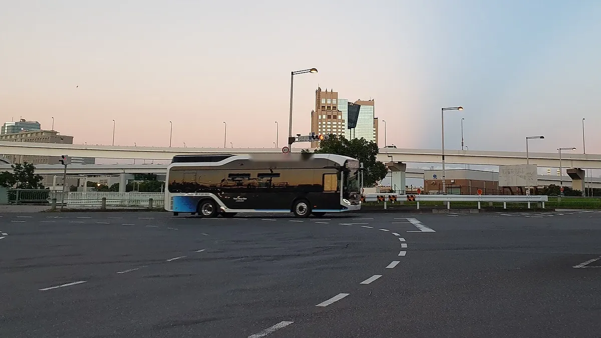 Hydrogen fuel cell bus in regular city service, a typical offtaker in regional hydrogen valleys