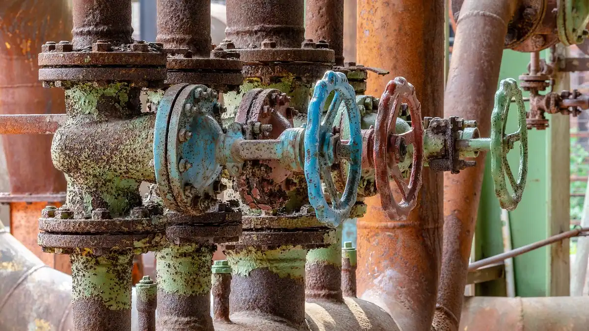 Close-up of industrial process piping with flanges and valves, the hardware details an RFQ has to specify